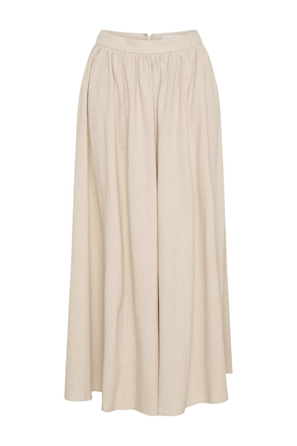 Clarence Linen A-Line Maxi Skirt in Natural – Chic&Drifts