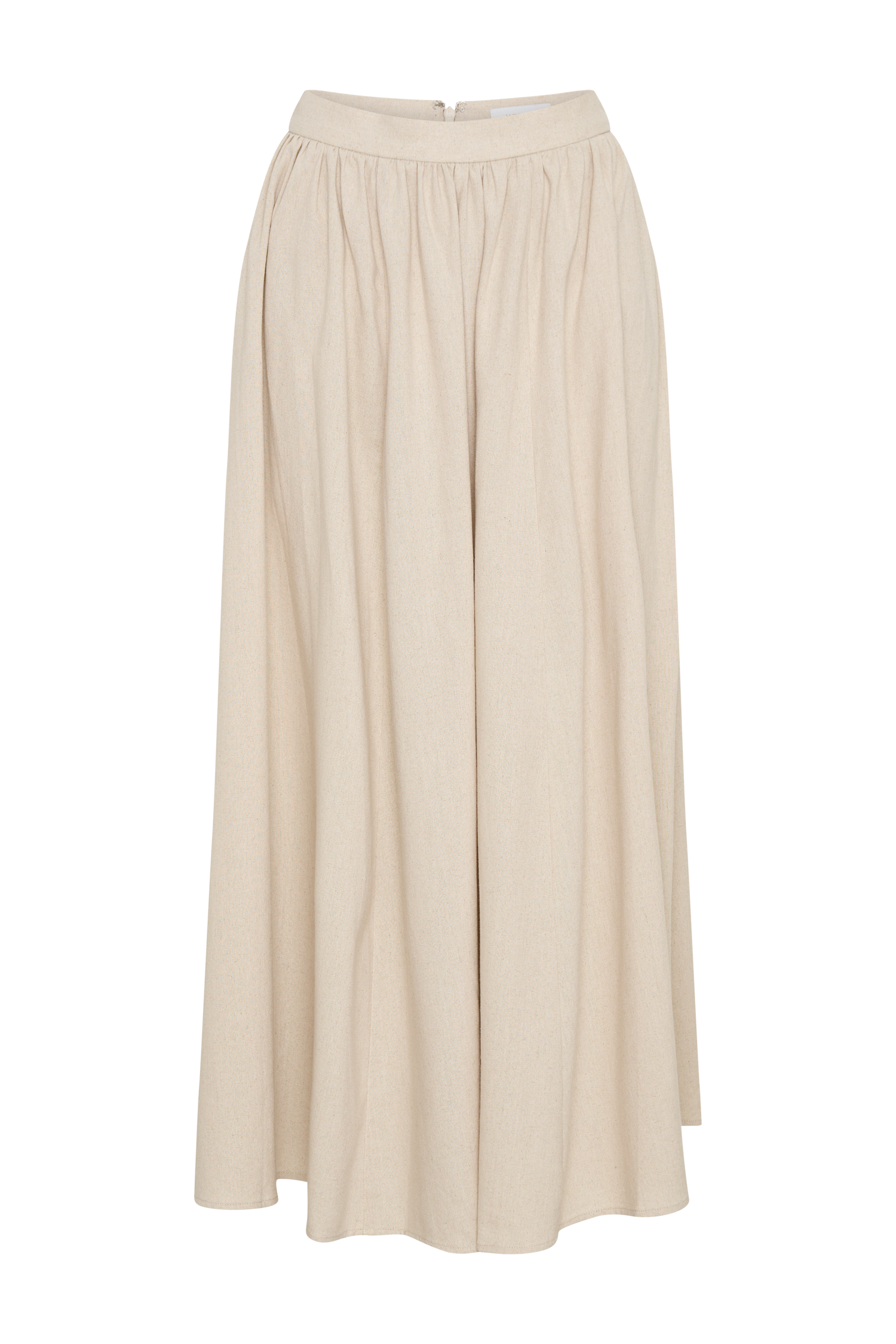 Clarence Linen A-Line Maxi Skirt in Natural – Chic&Drifts