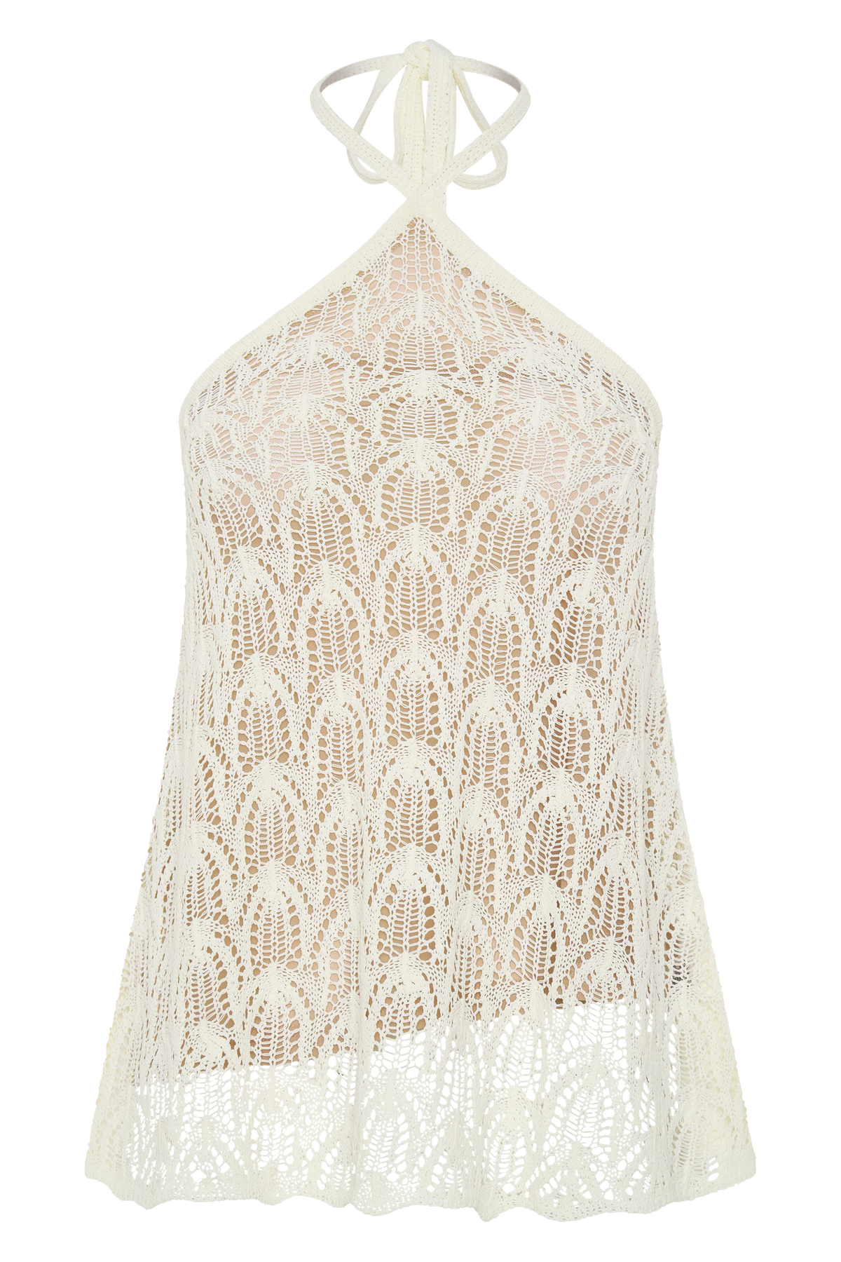 Corey Crochet Halter Neck Top in Chocolate – Chic&Drifts