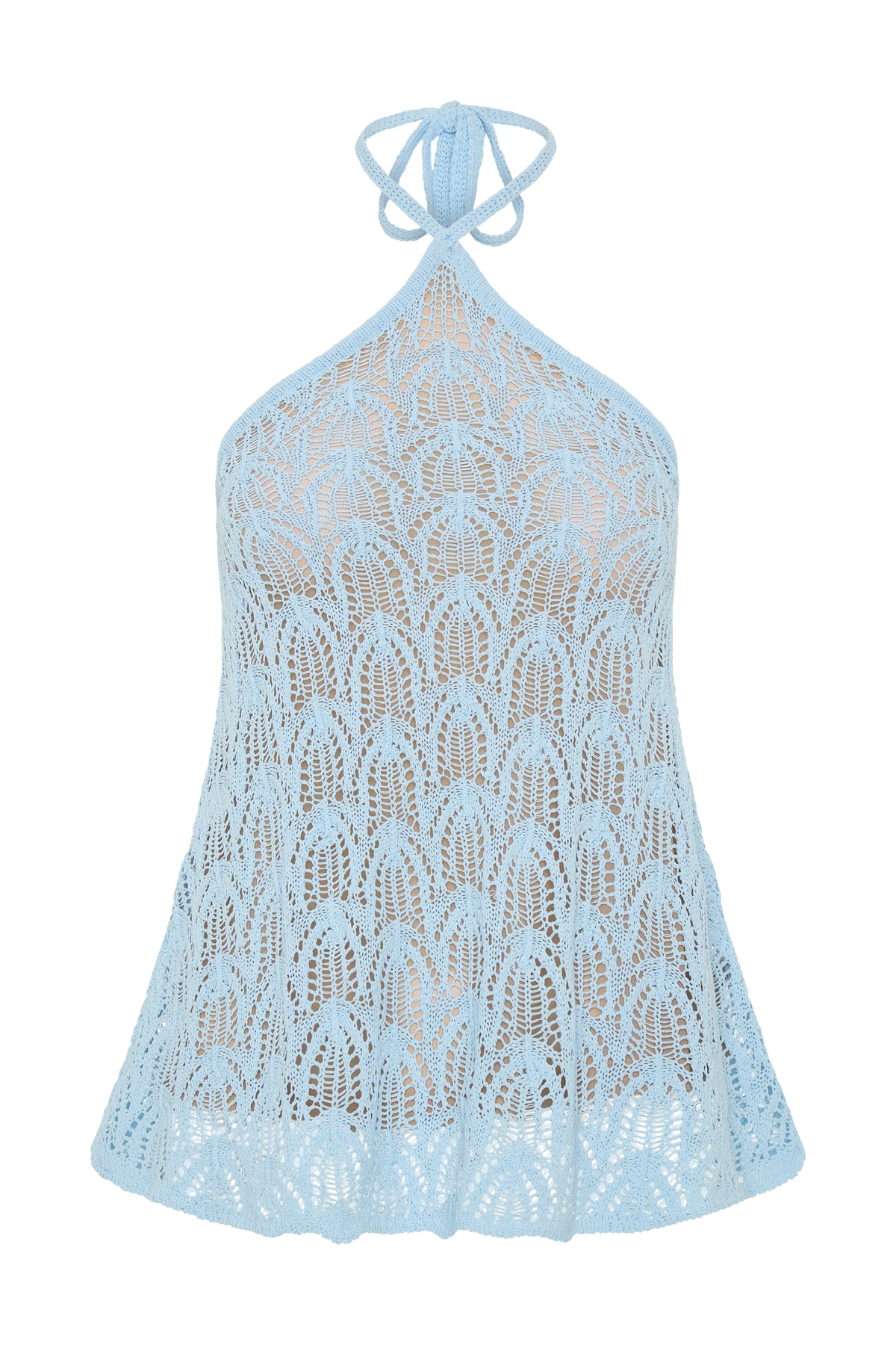 Corey Crochet Halter Neck Top
