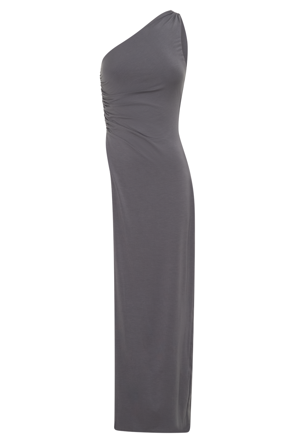 Coriona Long Line Top With Front Cut Out in Grey – Chic&Drifts