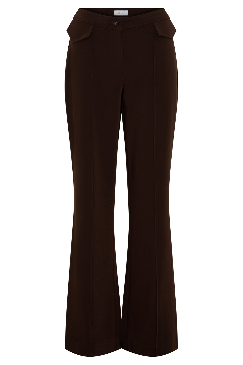 Darcie Fit And Flare Suiting Pants in Dark Chocolate – Chic&Drifts