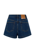 Dan Diamante Denim Shorts in Midnight Blue – Chic&Drifts