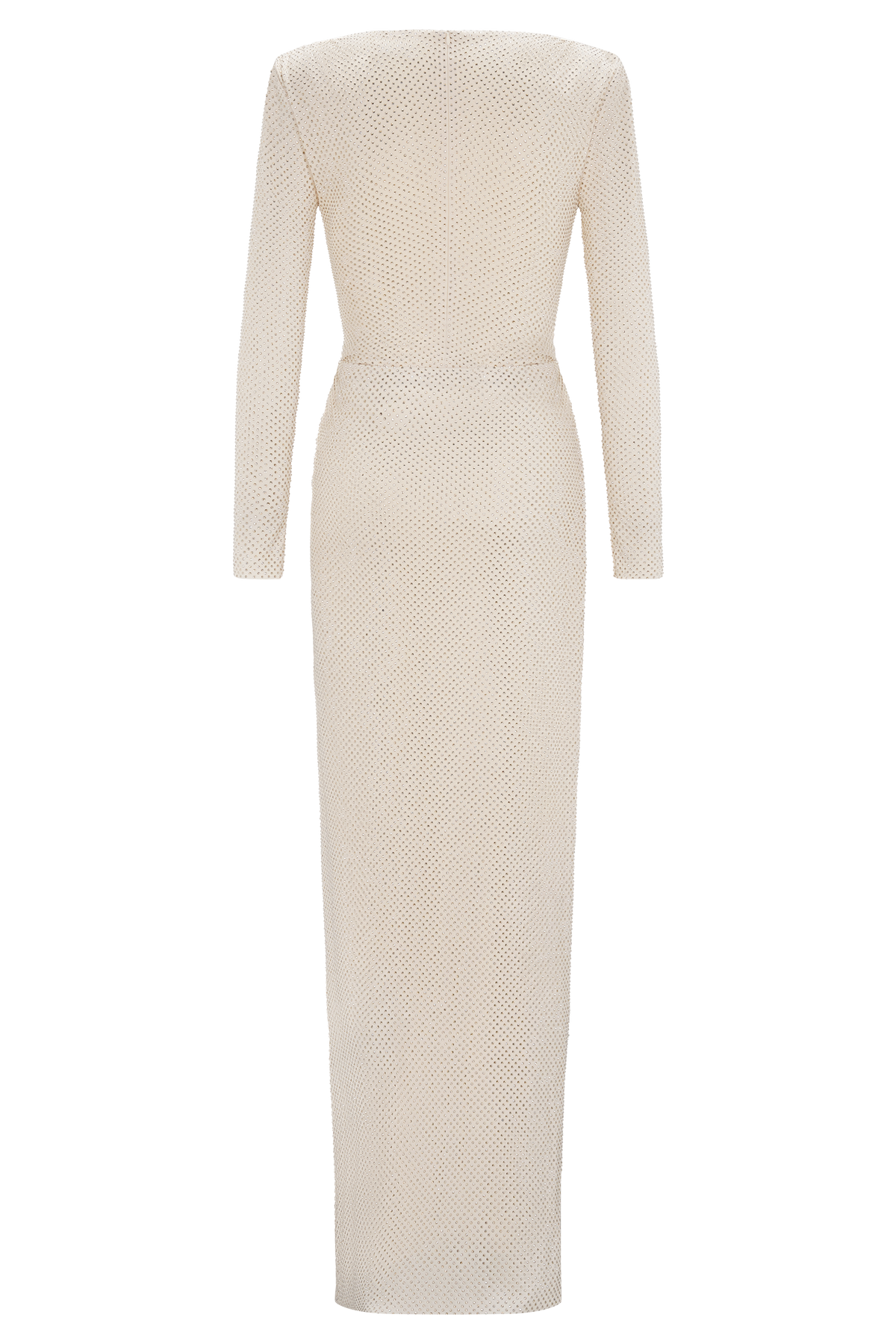 Deanna Long Sleeve Diamante Maxi Dress in Gold – Chic&Drifts