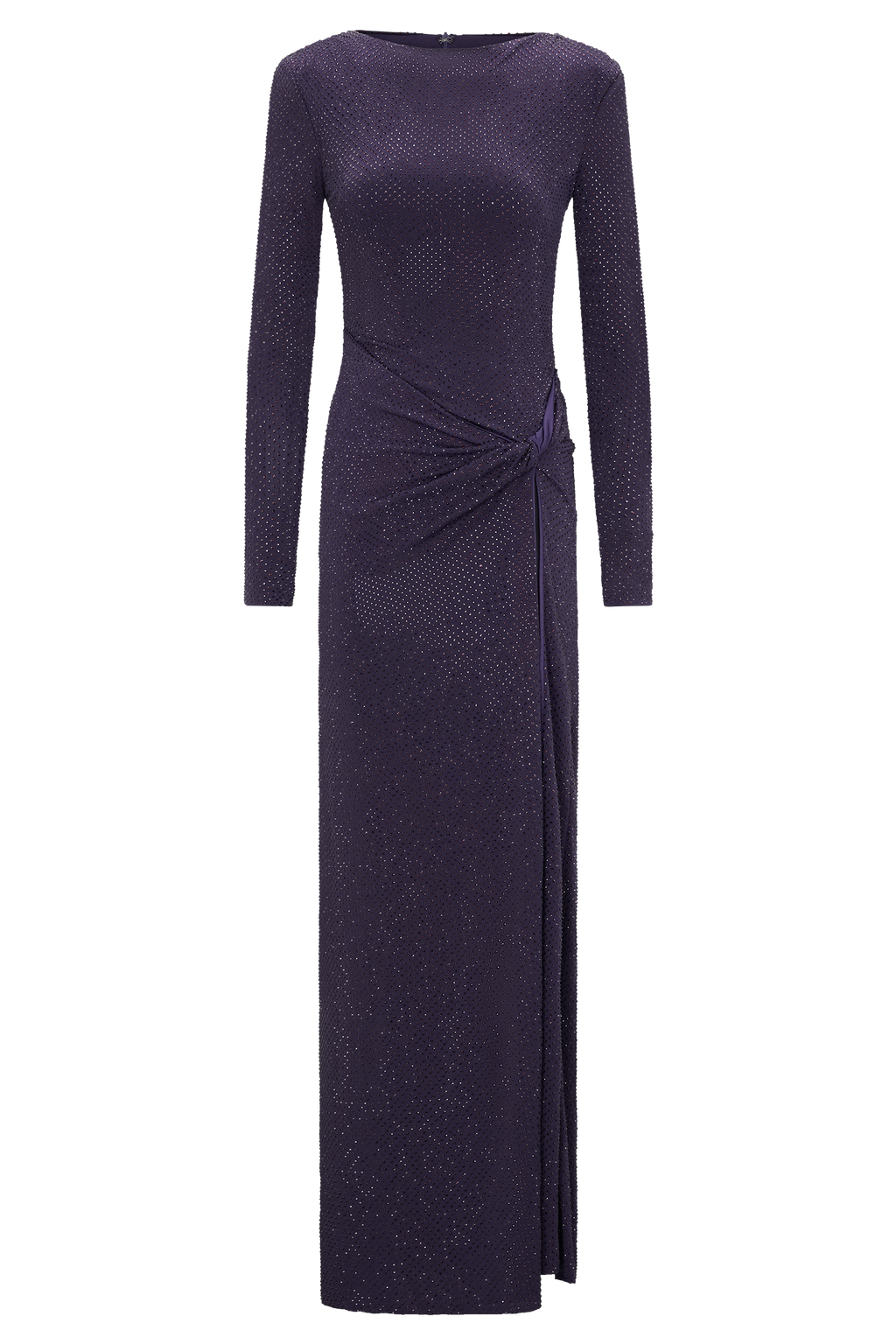 Deanna Long Sleeve Diamante Maxi Dress in Gold – Chic&Drifts