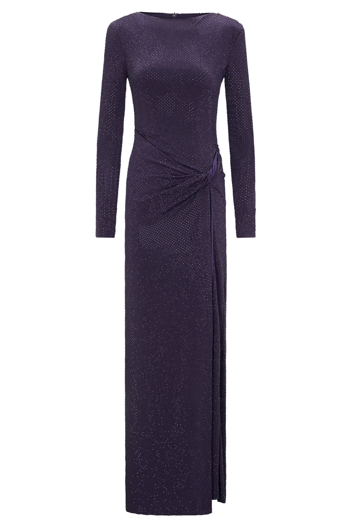 Deanna Long Sleeve Diamante Maxi Dress in Gold – Chic&Drifts