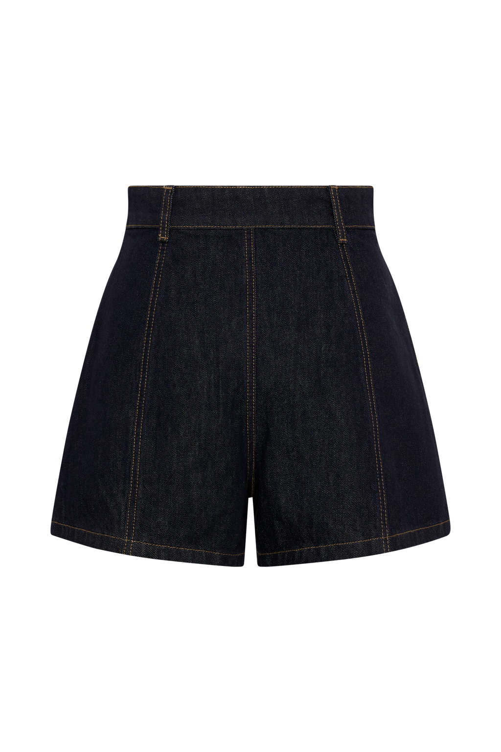 Demi High Waisted Denim Shorts in Washed Indigo Blue – Chic&Drifts