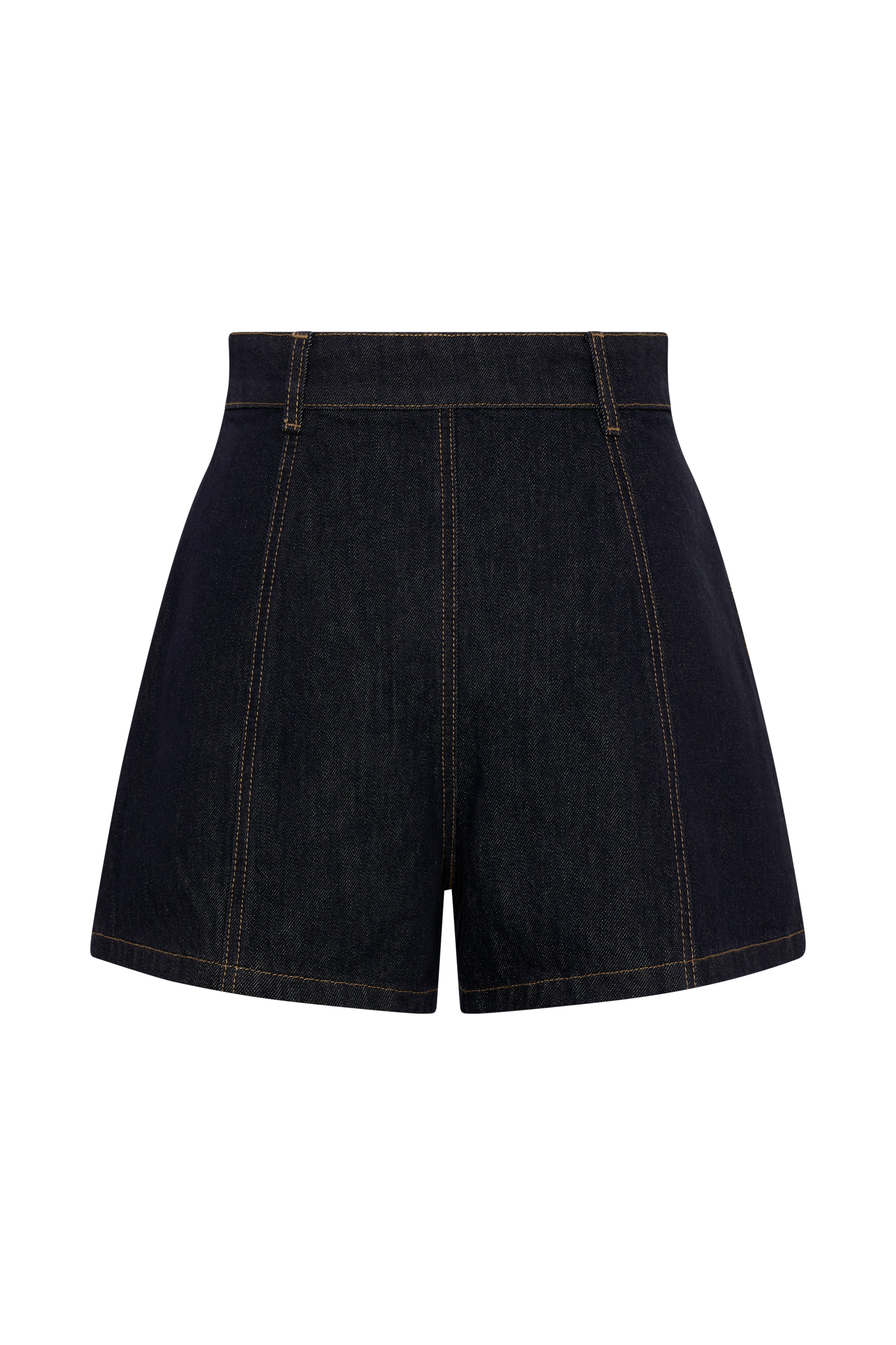 Demi High Waisted Denim Shorts in Washed Indigo Blue – Chic&Drifts