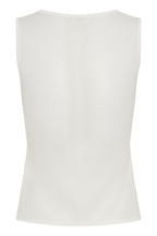 Dollie Sheer Knit Tank Top in Ivory – Chic&Drifts
