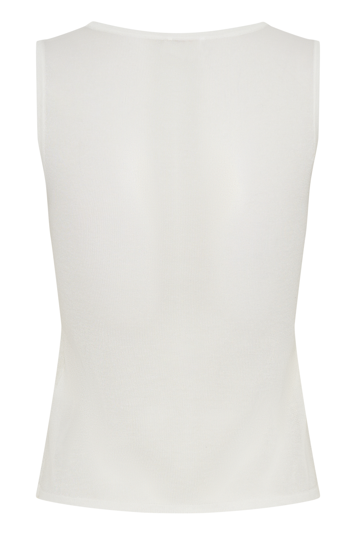 Dollie Sheer Knit Tank Top in Ivory – Chic&Drifts