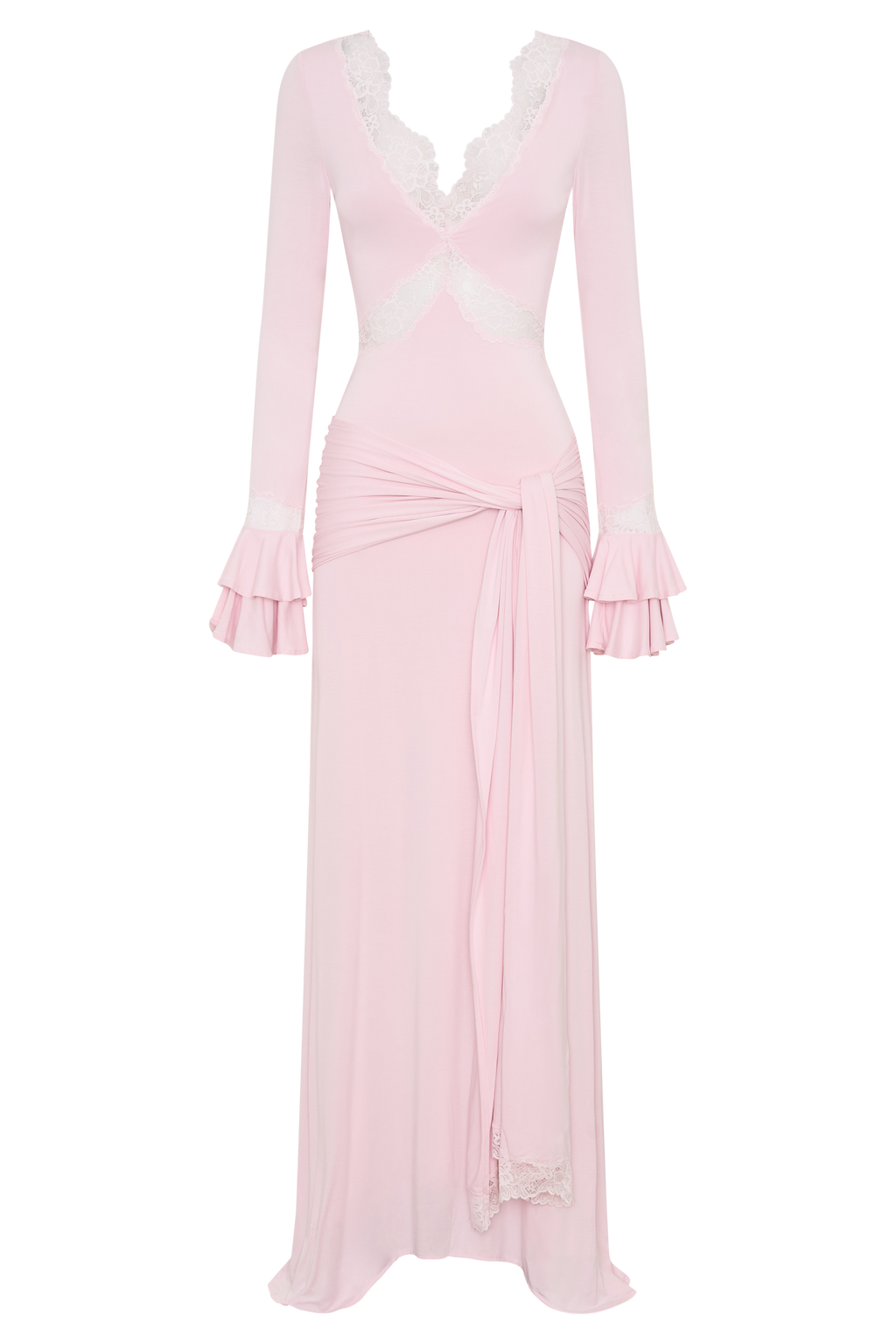 Electra Slinky Lace Maxi Dress