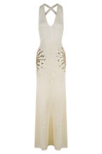 Ellington Knit Maxi Dress With Sequin in Ivory – Chic&Drifts