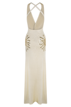 Ellington Knit Maxi Dress With Sequin in Ivory – Chic&Drifts