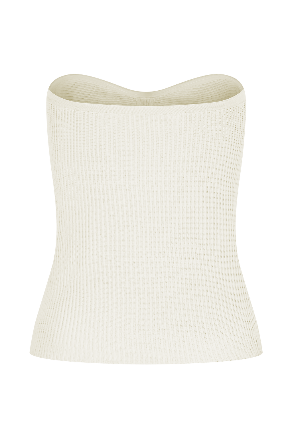 Elodie Strapless Cupped Knit Top in Ivory – Chic&Drifts