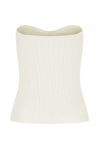 Elodie Strapless Cupped Knit Top in Ivory – Chic&Drifts