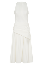 Emily Wrapped Waist Midi Dress in Sky Blue – Chic&Drifts