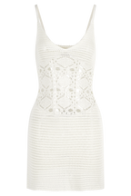 Everette Crochet Knit Mini Dress in Ivory – Chic&Drifts