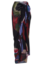 Evie Chiffon Sarong in Multi Fluid Reverie Print – Chic&Drifts