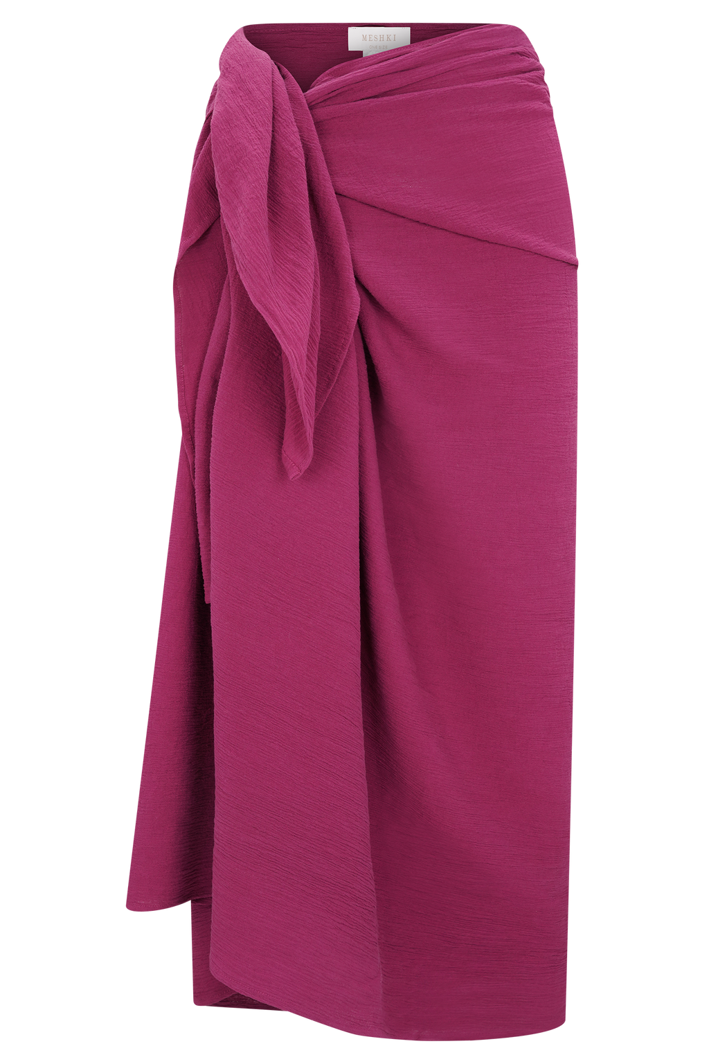 Evie Cotton Sarong in Wine – Chic&Drifts