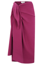 Evie Cotton Sarong in Wine – Chic&Drifts