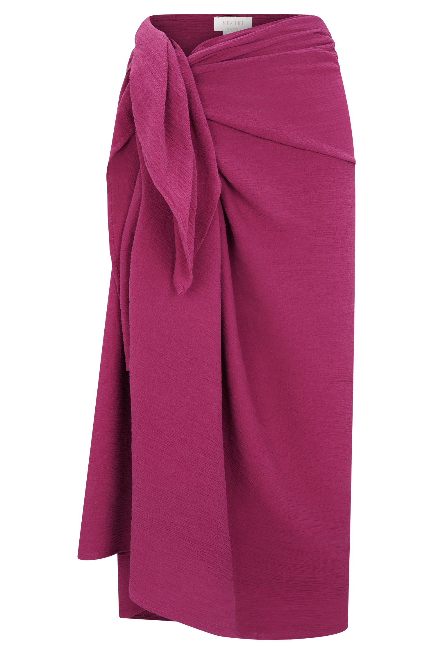 Evie Cotton Sarong in Wine – Chic&Drifts