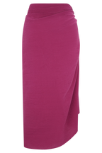 Evie Cotton Sarong in Wine – Chic&Drifts