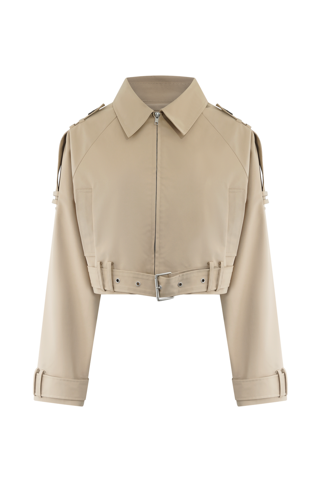 Frank Cropped Collared Jacket in Camel – Chic&Drifts