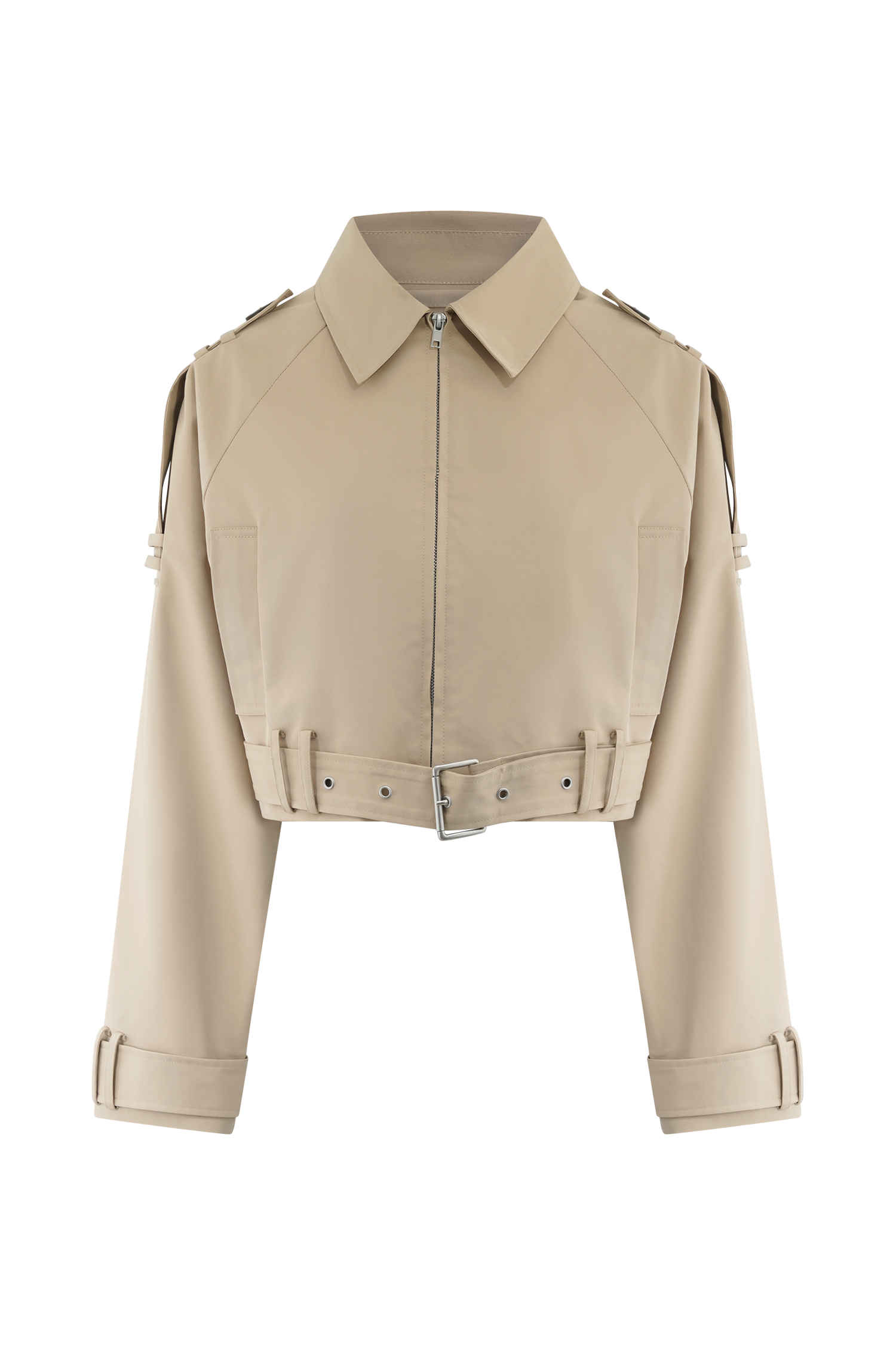Frank Cropped Collared Jacket in Camel – Chic&Drifts