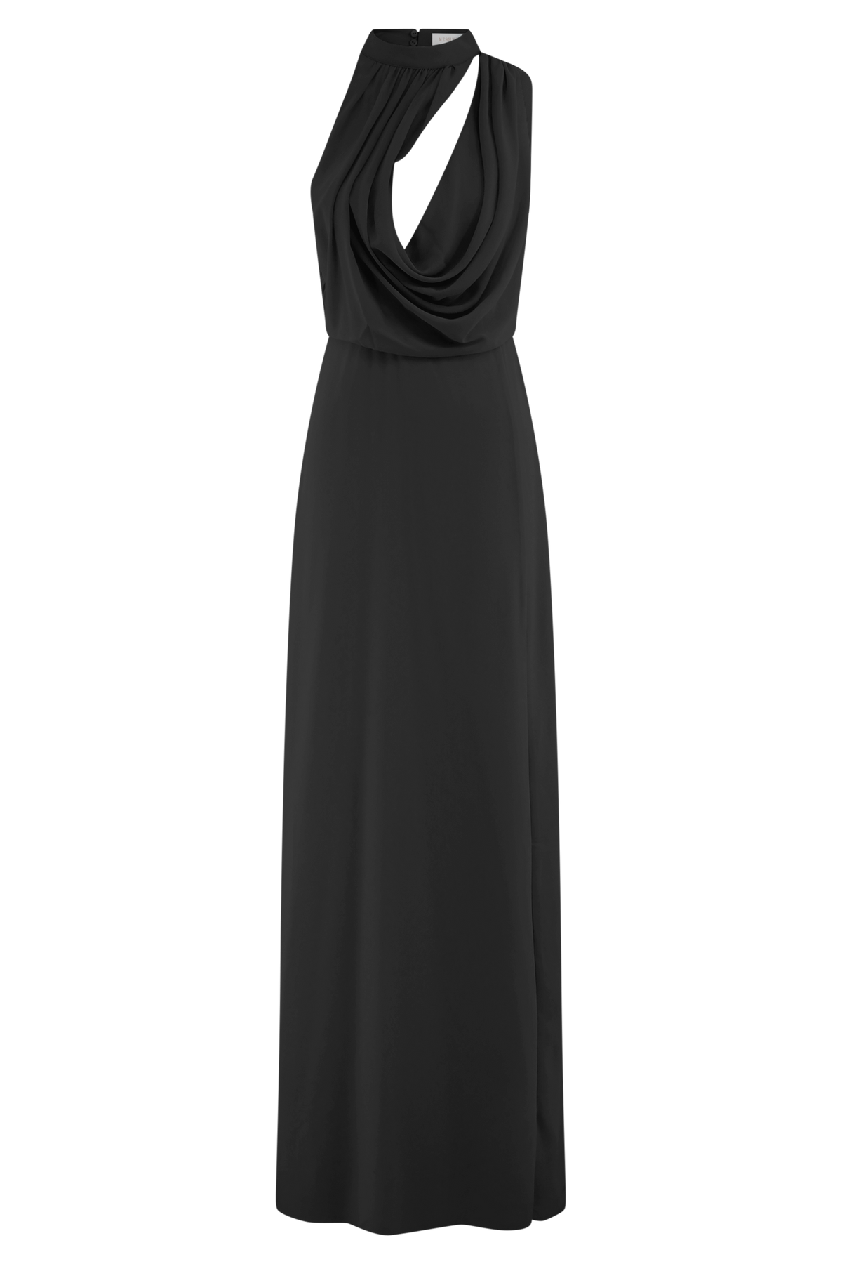 Galia Cowl Neck Maxi Dress in Black – Chic&Drifts