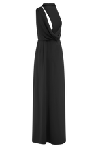 Galia Cowl Neck Maxi Dress in Black – Chic&Drifts