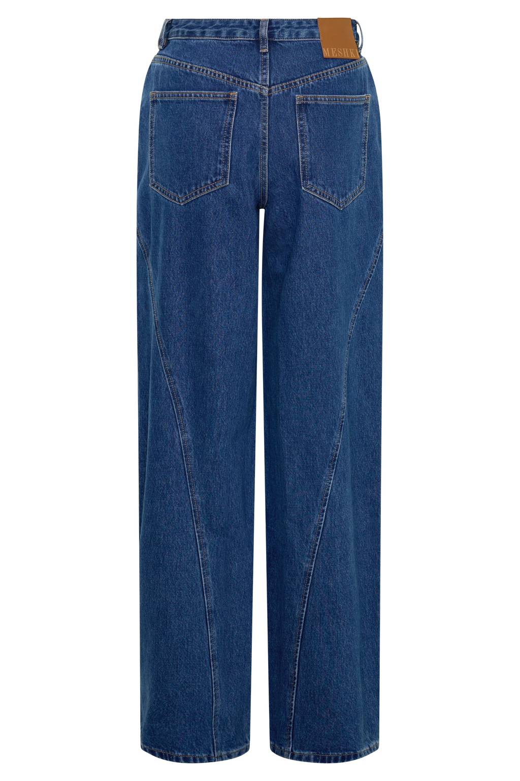 Georgette Mid Rise Paneled Jeans in Dark Blue – Chic&Drifts