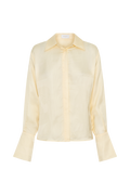 Gia Long Sleeve Satin Shirt in Buttermilk – Chic&Drifts
