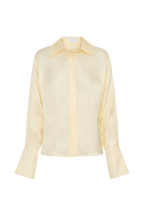 Gia Long Sleeve Satin Shirt in Buttermilk – Chic&Drifts
