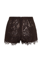 Gigi Lace Mini Shorts in Dark Chocolate – Chic&Drifts