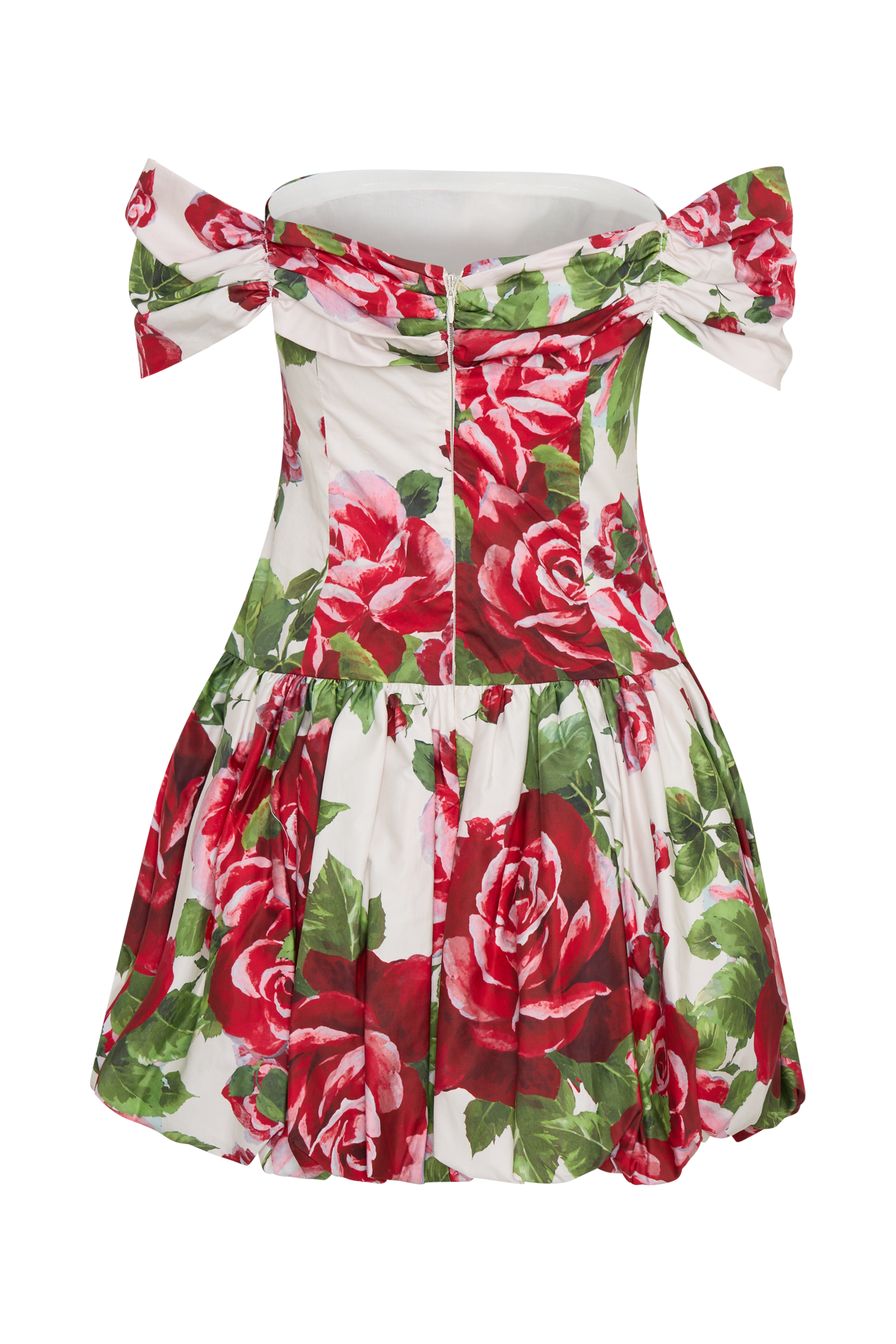 Giovanna Off Shoulder Mini Dress in Sonia Rose Print – Chic&Drifts