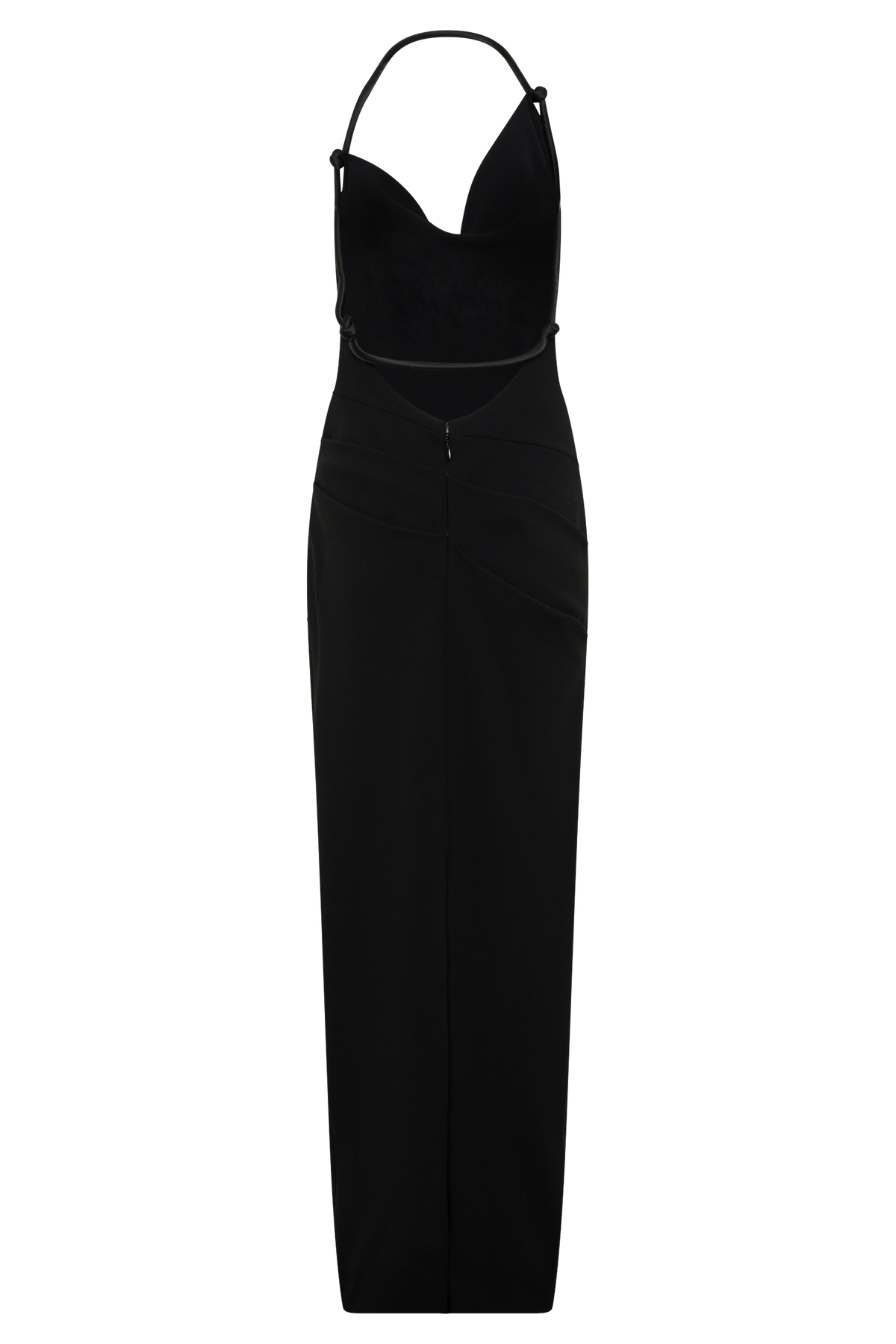 Gracie Halter Maxi Dress in Black – Chic&Drifts