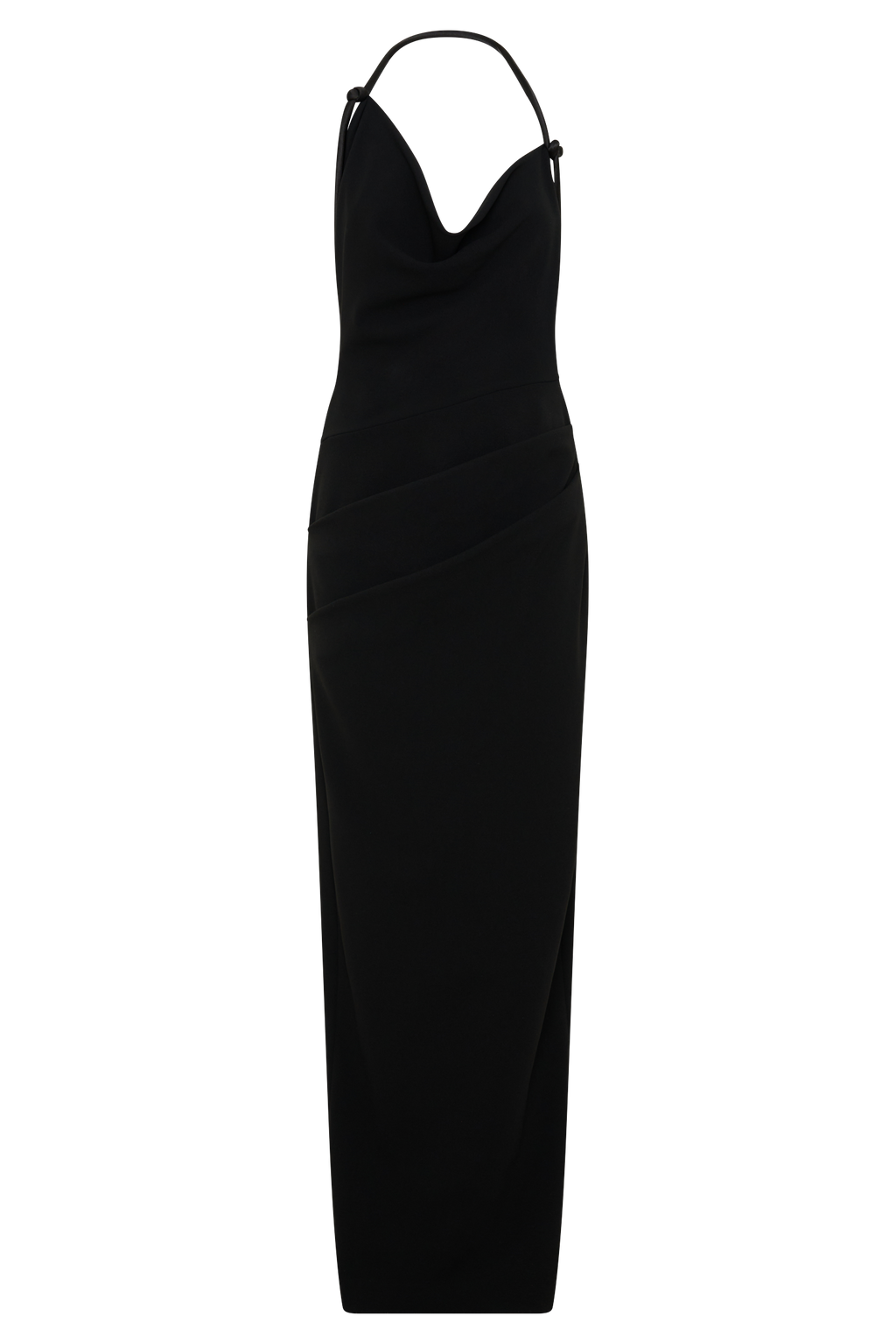 Gracie Halter Maxi Dress in Black – Chic&Drifts