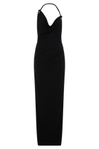 Gracie Halter Maxi Dress in Black – Chic&Drifts
