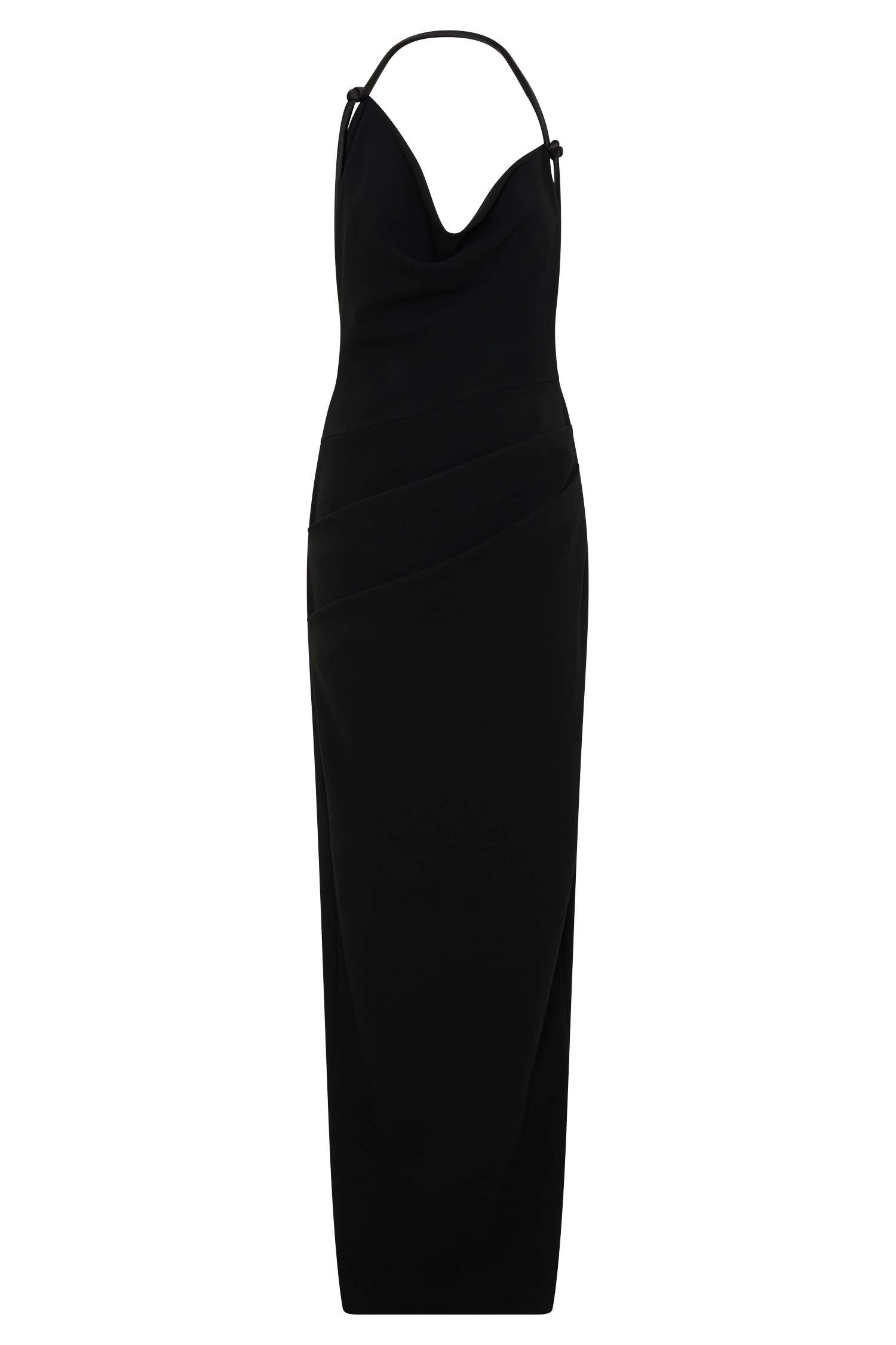 Gracie Halter Maxi Dress in Black – Chic&Drifts