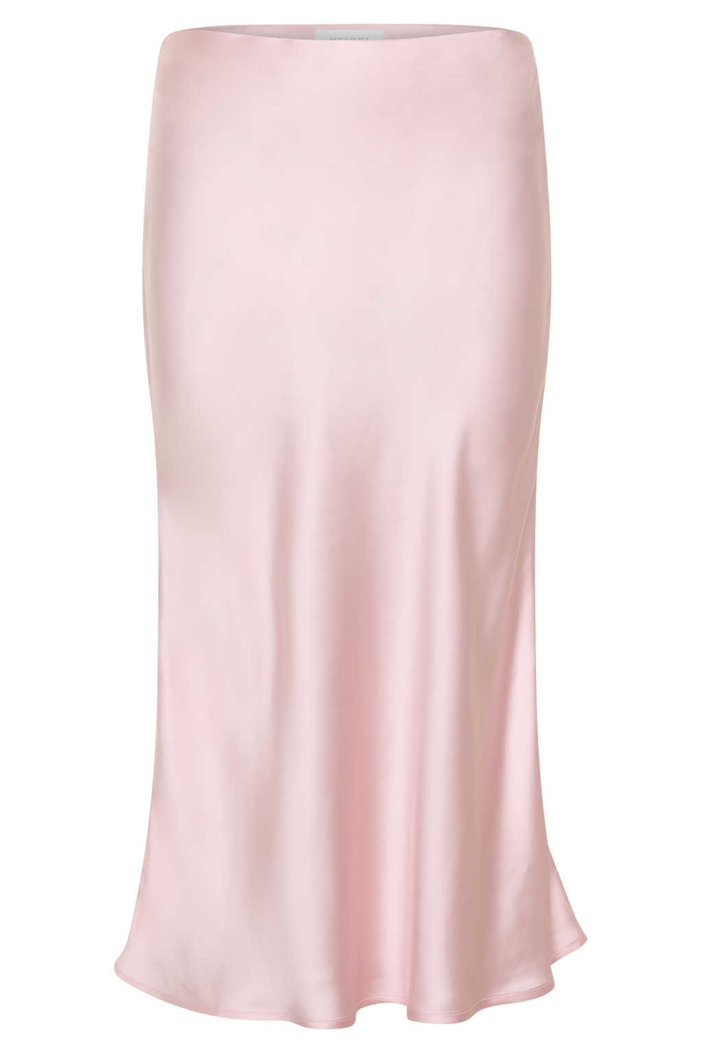 Hattie Satin Midi Skirt in Pale Pink – Chic&Drifts
