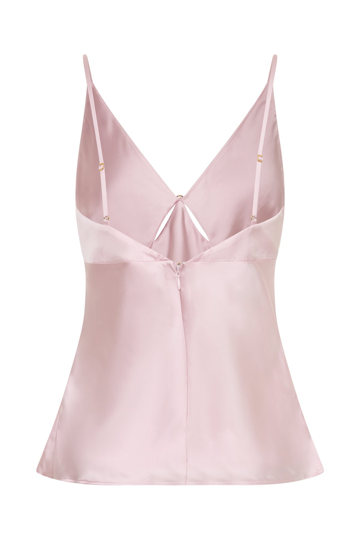 Hattie Satin Sleeveless Top in Pale Pink – Chic&Drifts