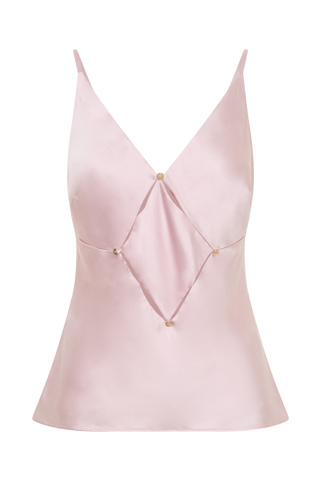 Hattie Satin Sleeveless Top in Pale Pink – Chic&Drifts