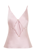 Hattie Satin Sleeveless Top in Pale Pink – Chic&Drifts