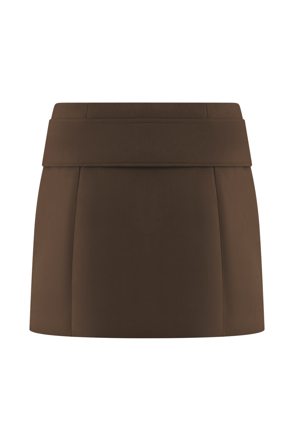 Hayes Faux Suede Belted Mini Skirt in Chocolate – Chic&Drifts