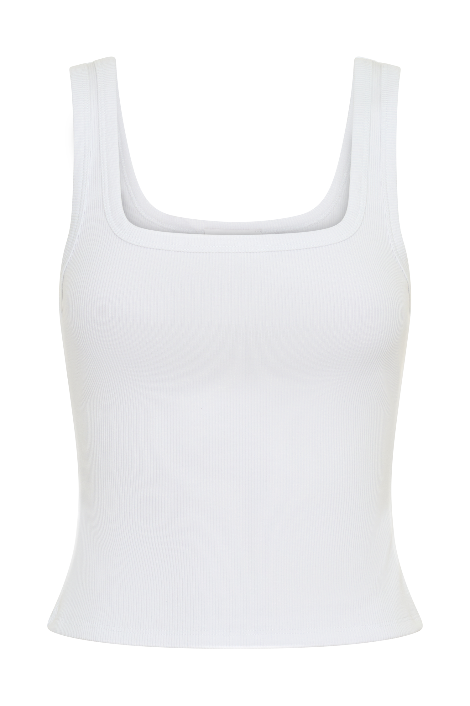 Ismay Square Neck Tank in White – Chic&Drifts