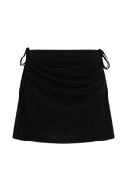 Indie Draped Chiffon Mini Skirt in Black – Chic&Drifts