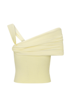 Irene Gathered Knit Top in Lemon – Chic&Drifts