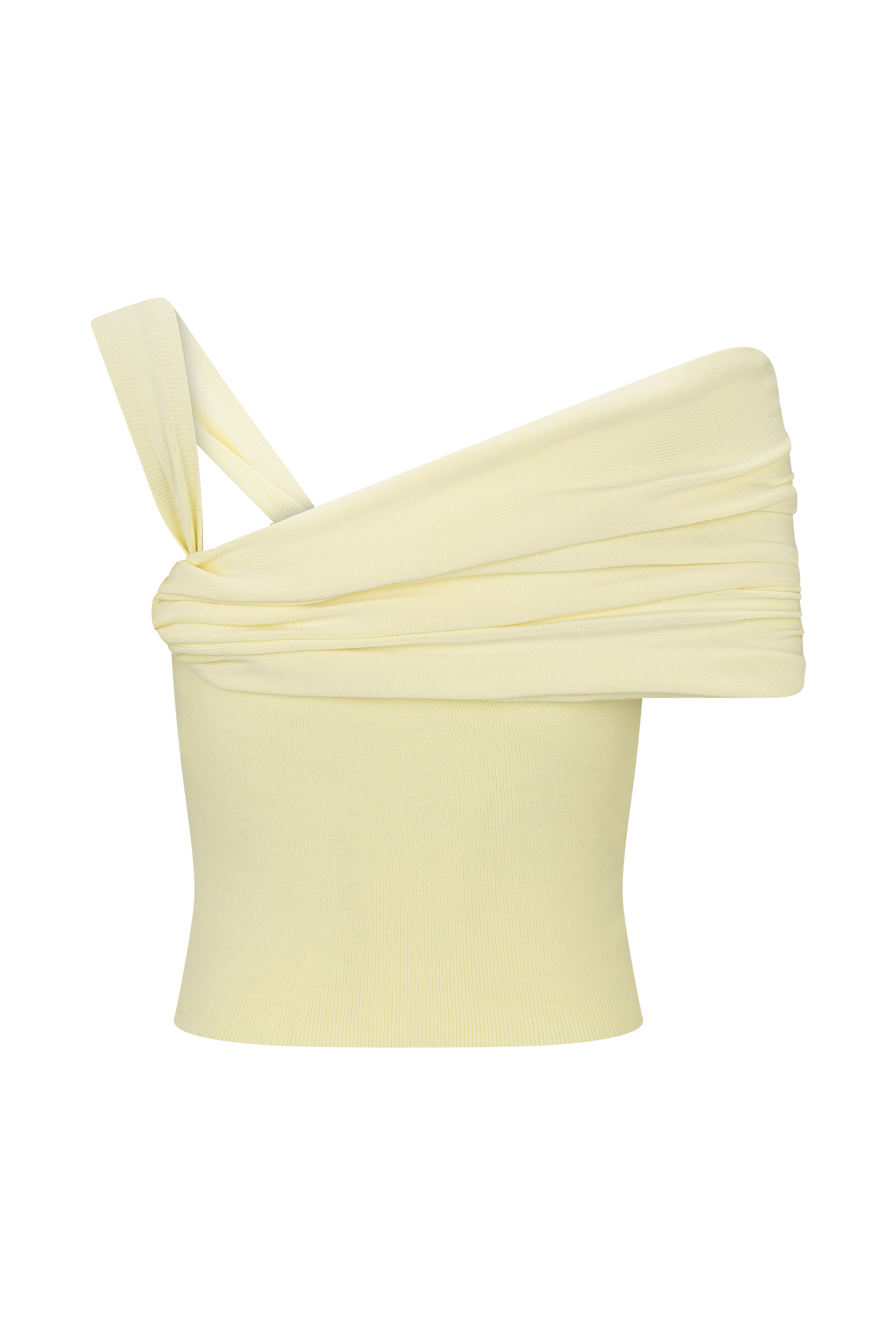 Irene Gathered Knit Top in Lemon – Chic&Drifts