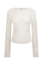 Isabella Long Sleeve Knit Top in White – Chic&Drifts