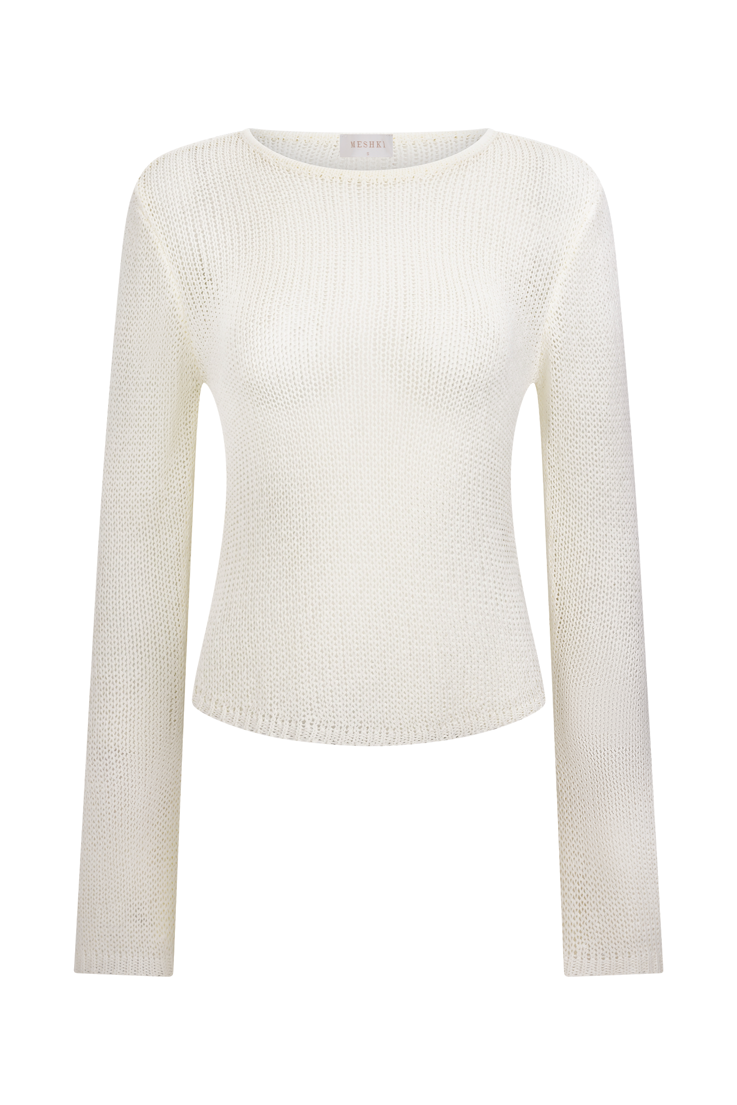 Isabella Long Sleeve Knit Top in White – Chic&Drifts